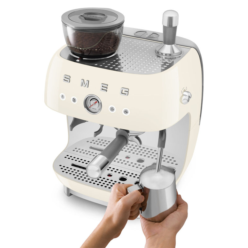 SMEG コーヒーメーカー/50's Style Coffee machine SMEG 50's Retro Style Semi-Automatic Espresso Coffee Machine with